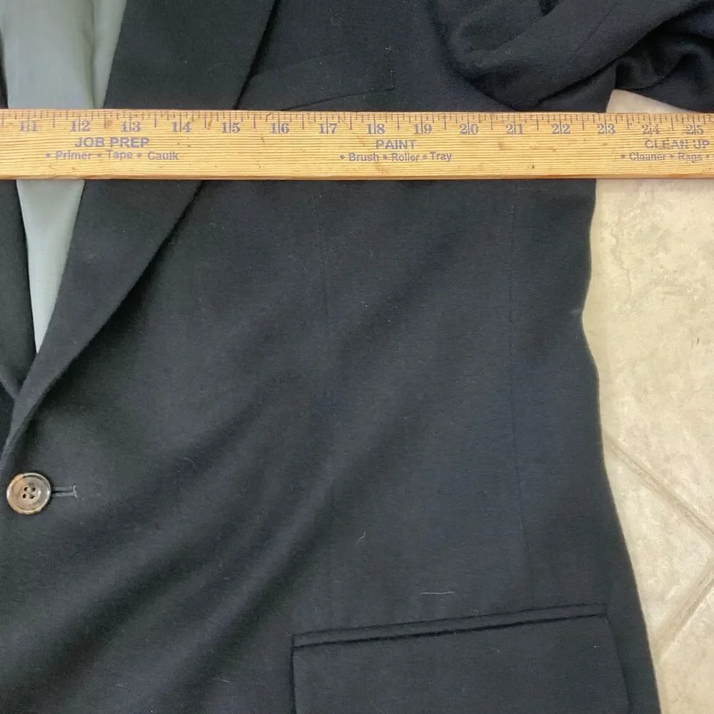 Vintage  Lord & Taylor Men’s  44L 100% Cashmere Blazer Jacket only Black